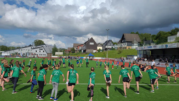 VfL-Team beim Schüler-Cup am 13.06.2025	in Erndtebrück