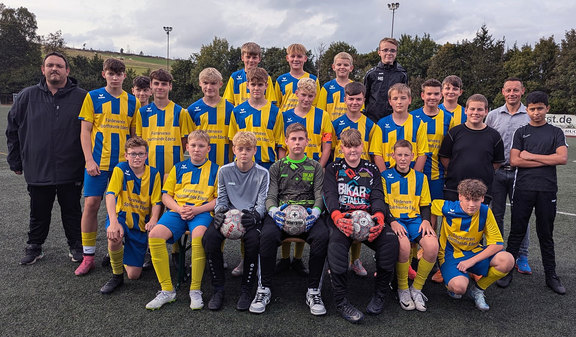 Das C-Junioren-Team der JSG Bad Berleburg / Edertal (Kreisliga A) - Saison 2024/25